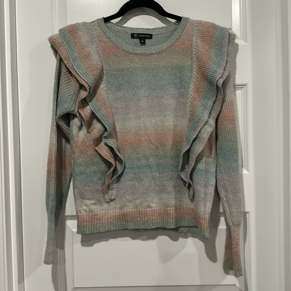 INC Ruffled Pullover Sweater - EUC - Picture 3 of 3